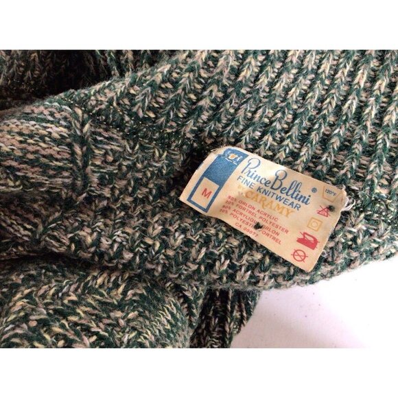 Vintage Prince Bellini Cardigan Sweater Grampa Style Made In Canada Mens Medium - Picture 4 of 6